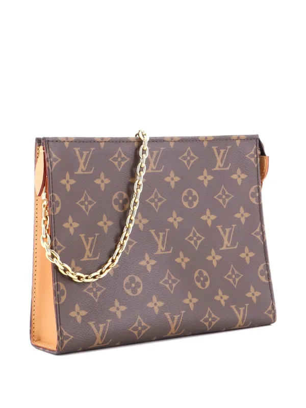 Louis Vuitton Pre-Owned Toiletry Pouch On Chain Monogram Canvas