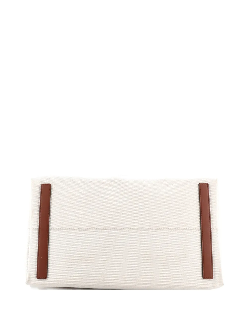 Pre-owned Burberry Logo Society Printed Canvas Large Tote Bag In Neutral