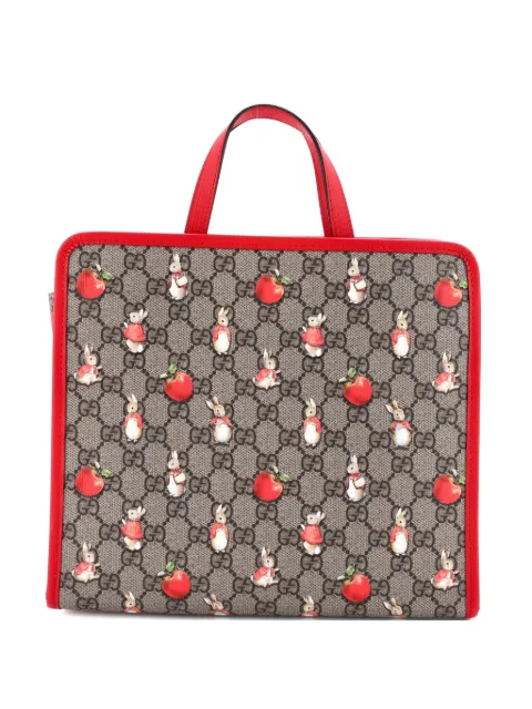 Gucci Pre-Owned x Peter Rabbit Kid's Printed GG Coated Canvas tote bag