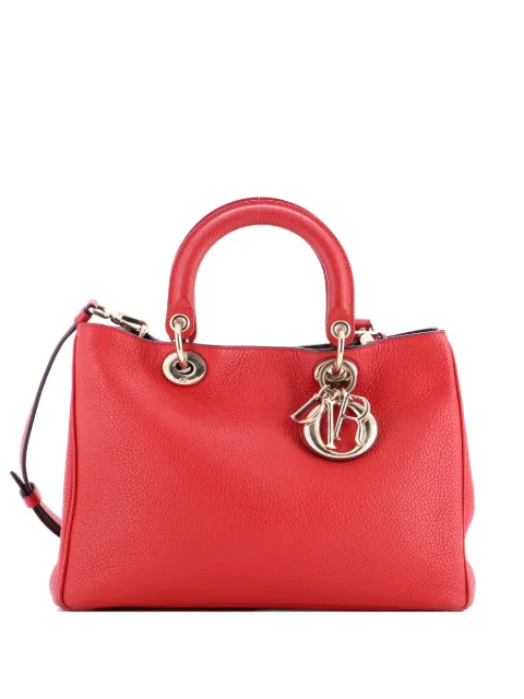 Christian Dior Pre-Owned Diorissimo Pebbled Leather Medium tote bag