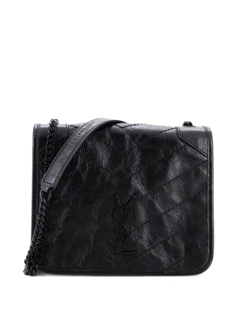Saint Laurent Pre-Owned Niki Chain Wallet Matelasse Chevron Leather crossbody bag