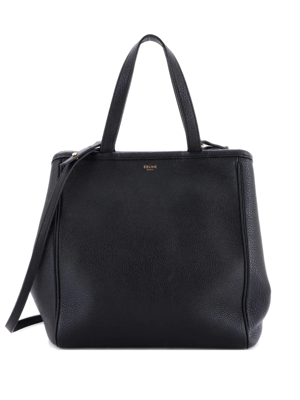 Celine Pre-Owned Folded Cabas Leather Small tote bag - Nero