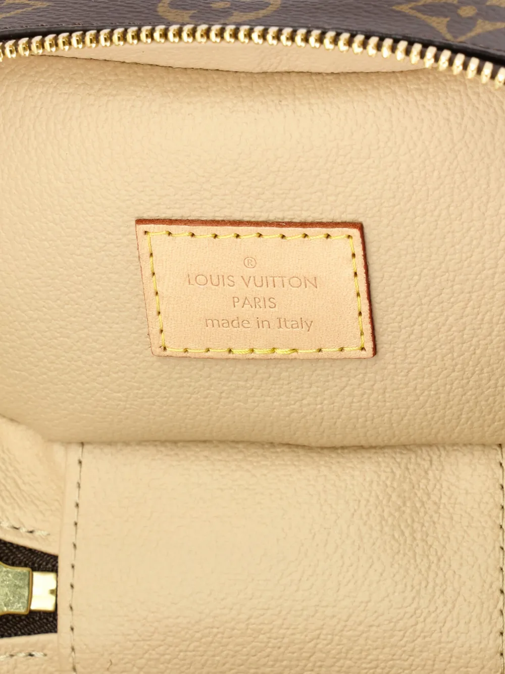 LOUIS VUITTON Pre-owned Nice Vanity Case Monogram Canvas Nano Pouch In Brown