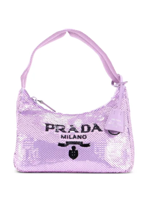 Prada Pre-Owned Re-Edition 2000 Sequins Mini hobo bag