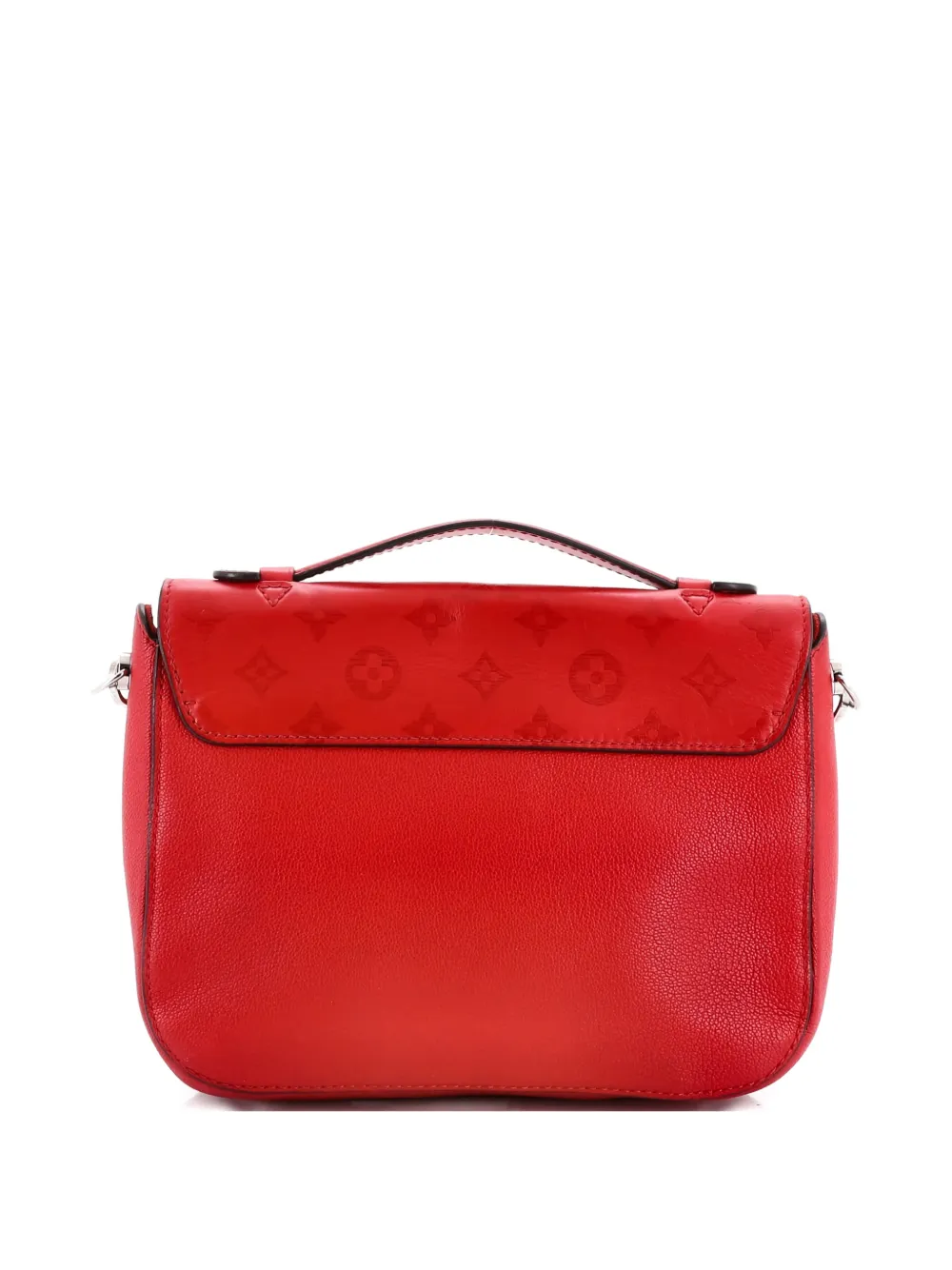 Pre-owned Louis Vuitton Very Messenger Monogram Leather Shoulder Bag In Red