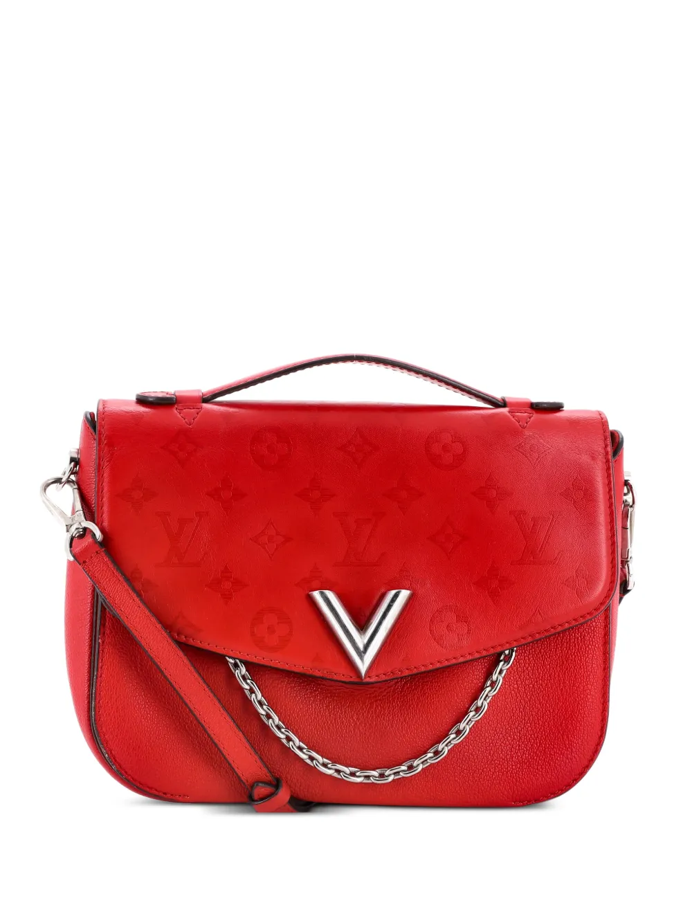 Louis Vuitton Pre-Owned Very Messenger Monogram Leather shoulder bag - Rosso