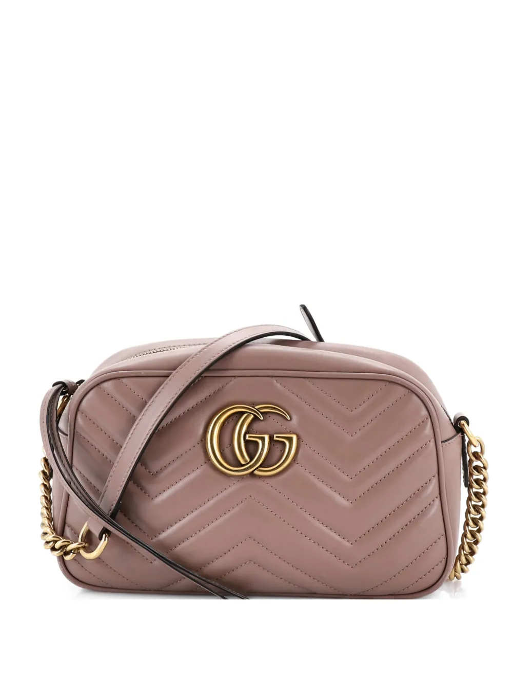 Gucci Pre-Owned GG Marmont Shoulder Bag Matelasse Leather Small crossbody bag - Toni neutri