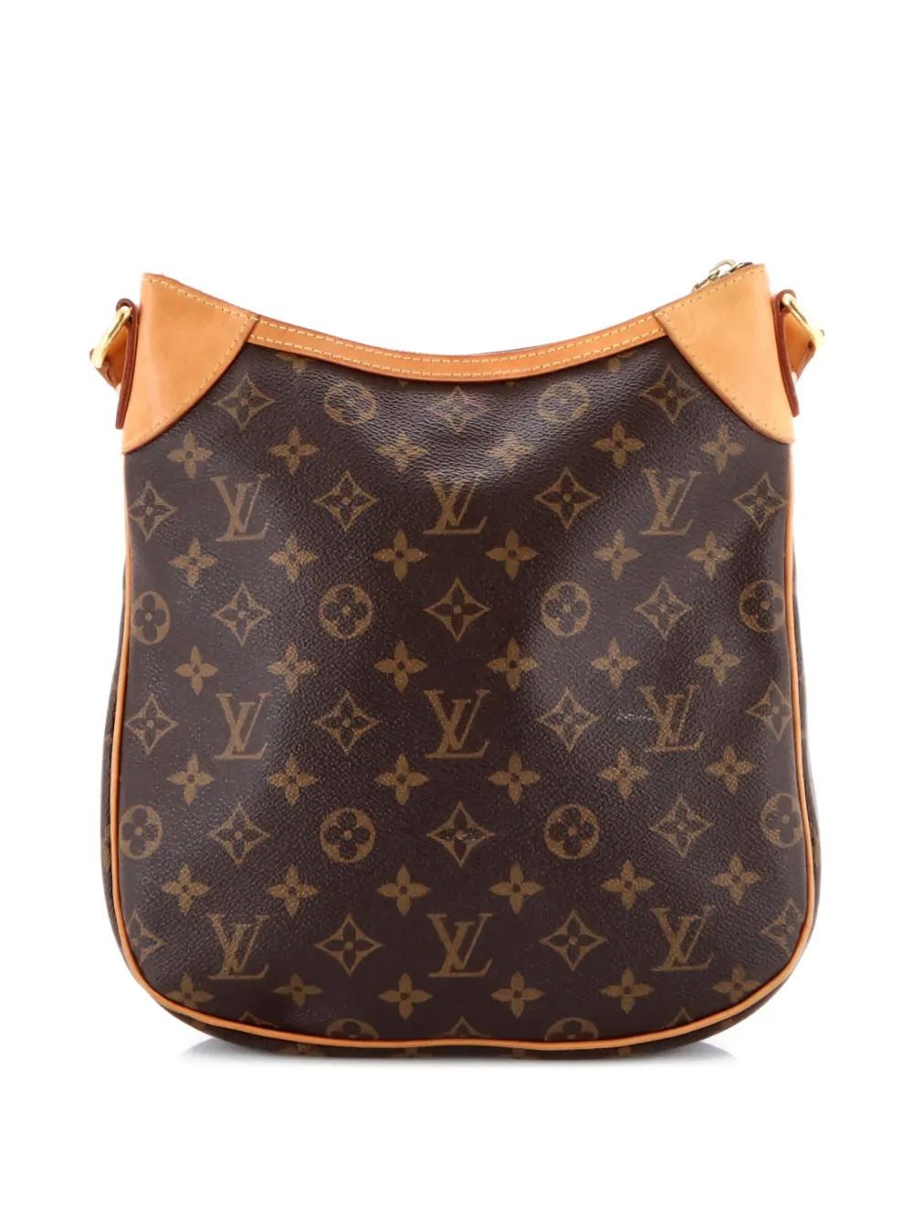 Pre-owned Louis Vuitton Odeon Handbag Monogram Canvas Pm Crossbody Bag In Brown