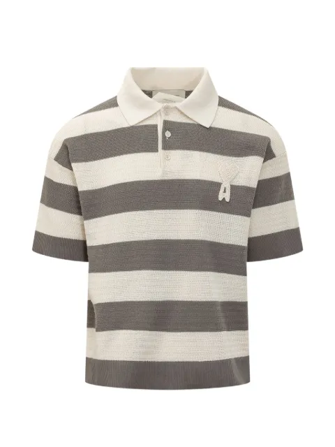 AMI Paris Ami De Coeur cotton polo shirt