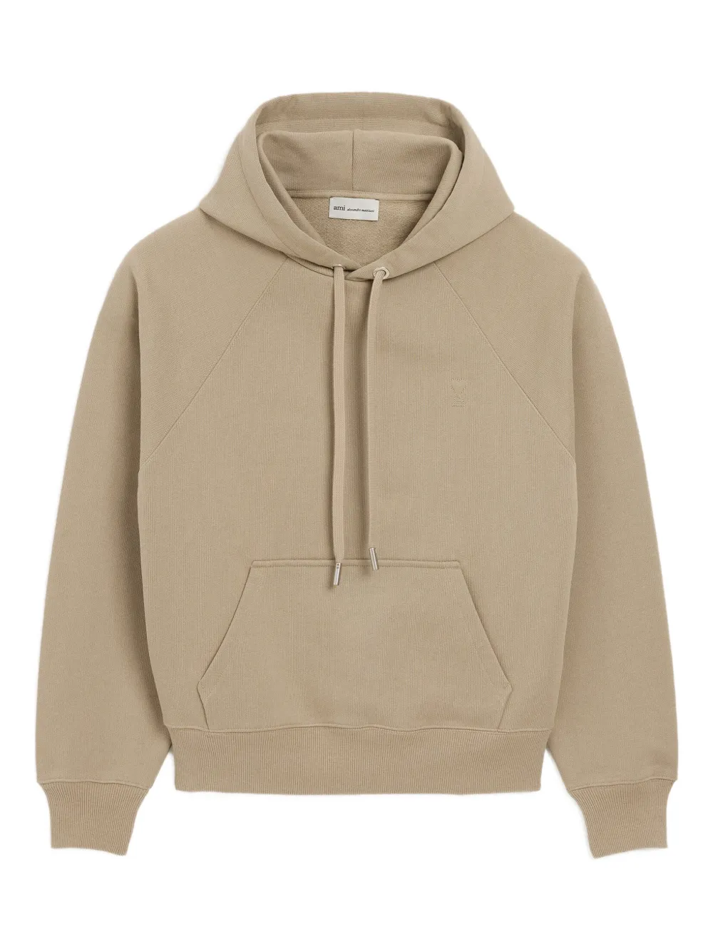 AMI Paris De Coeur Hoodie - Nude