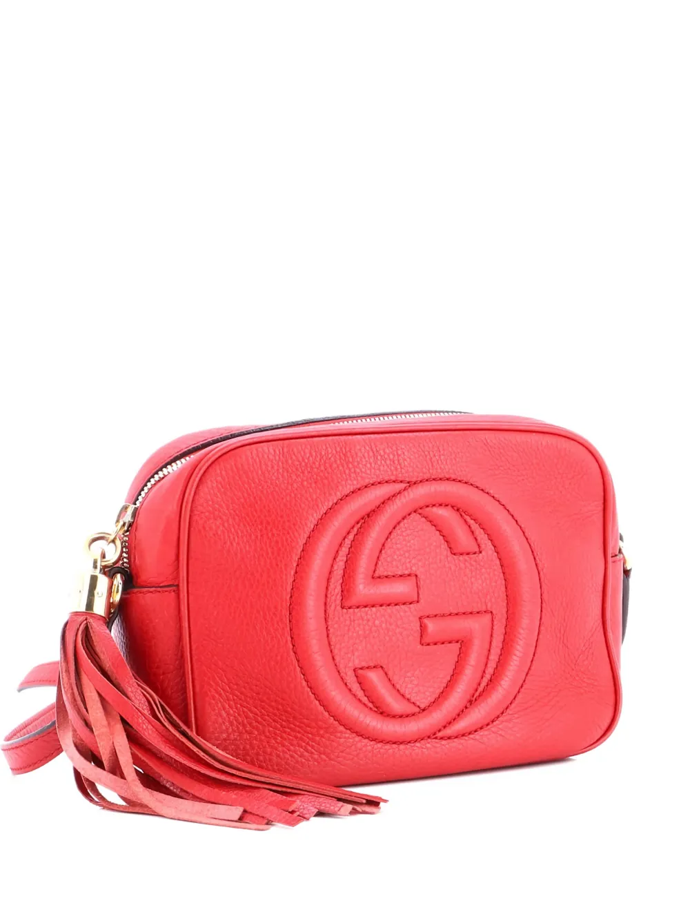 Gucci Pre-Owned Soho Disco Leather Small crossbody bag - Rosso