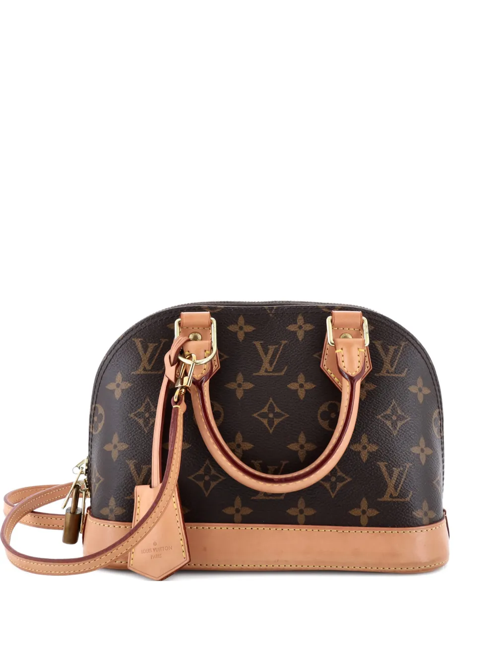 Louis Vuitton Pre-Owned Alma Handbag Monogram Canvas BB crossbody bag - Marrone
