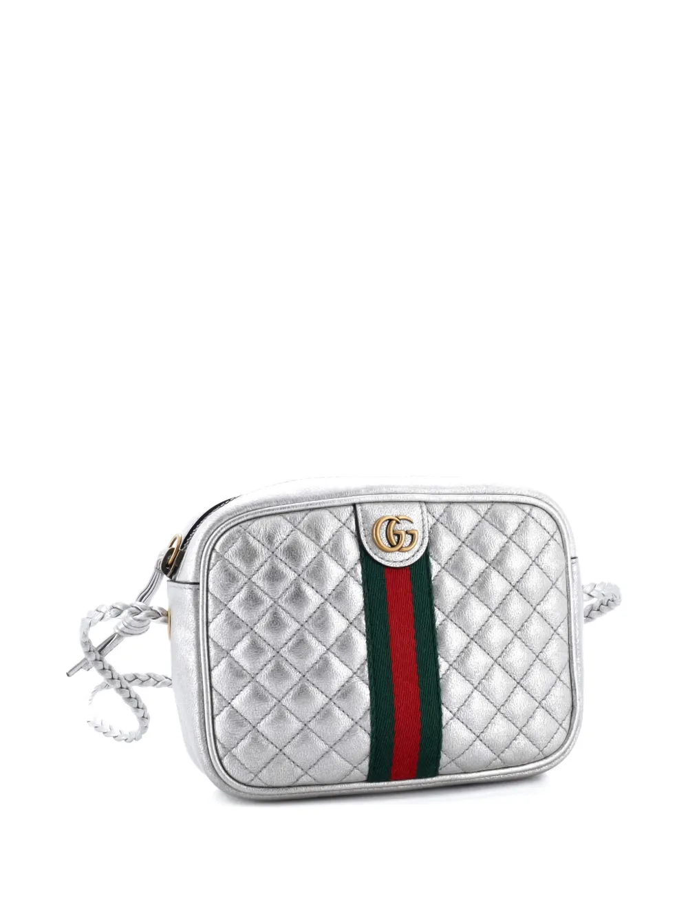 Trapuntata Camera Bag Quilted Leather Mini Crossbody Bag