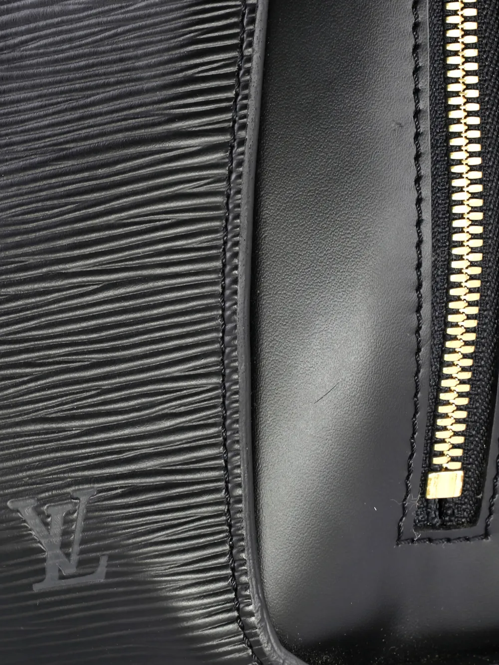 Pre-owned Louis Vuitton Mabillon Epi Leather Backpack In Black