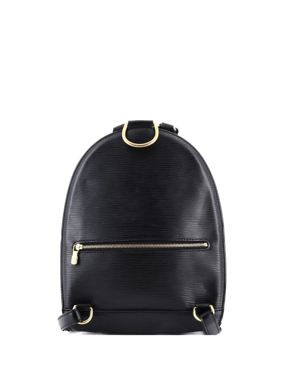 Pre-owned Louis Vuitton Mabillon Epi Leather Backpack In Black