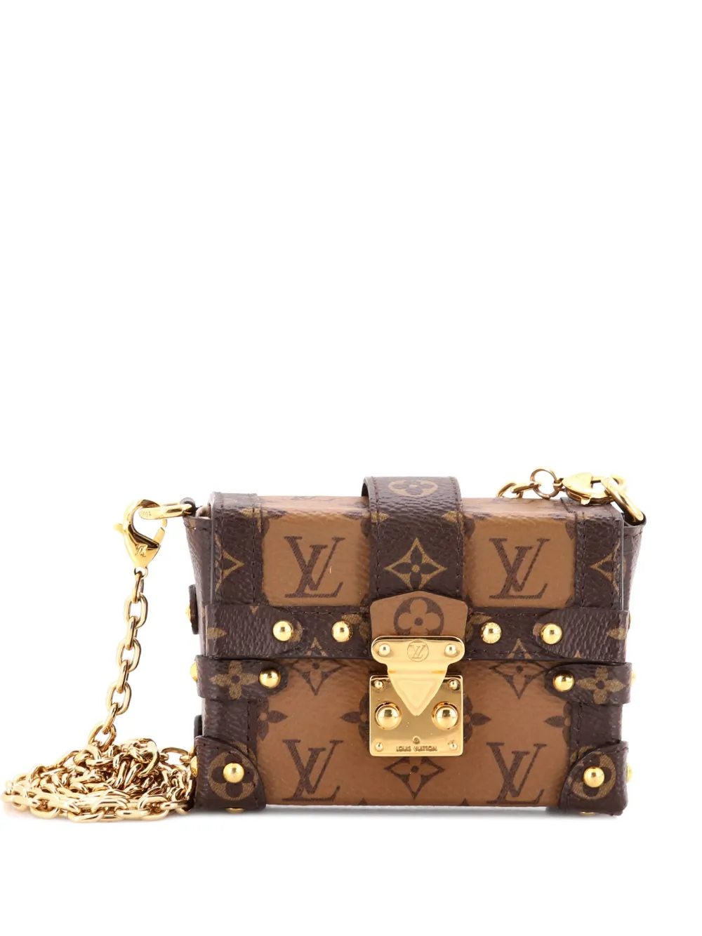 Louis Vuitton Pre-Owned Essential Trunk NM Reverse Monogram Canvas clutch bag | marrón | Image 1