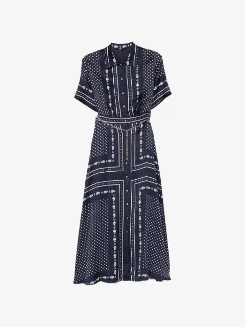 Maje flowy patterned maxi dress