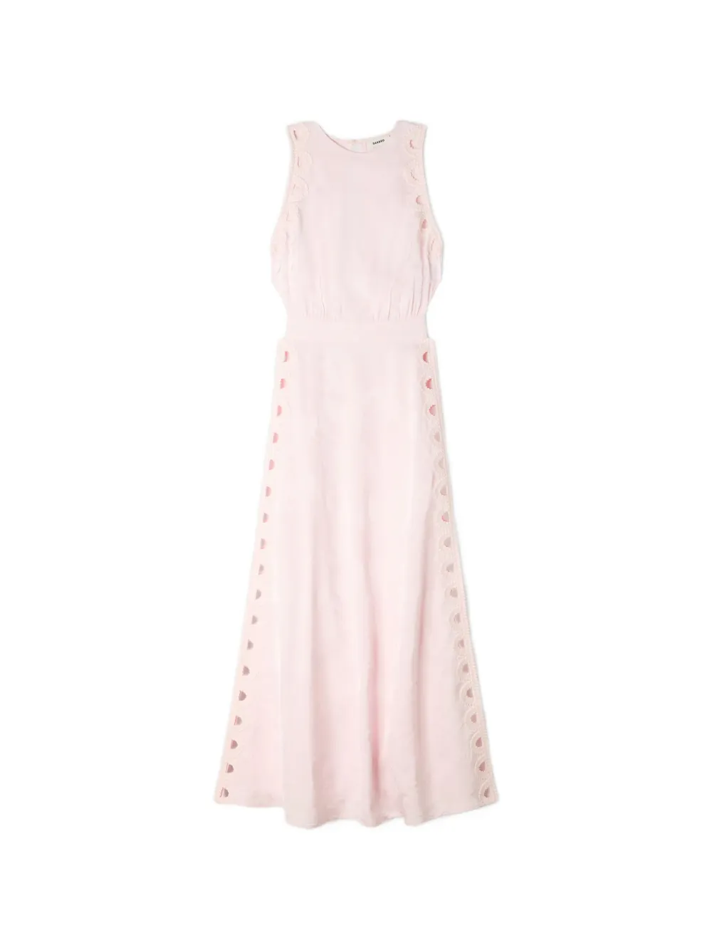 SANDRO Abito lungo con cut-out - Rosa
