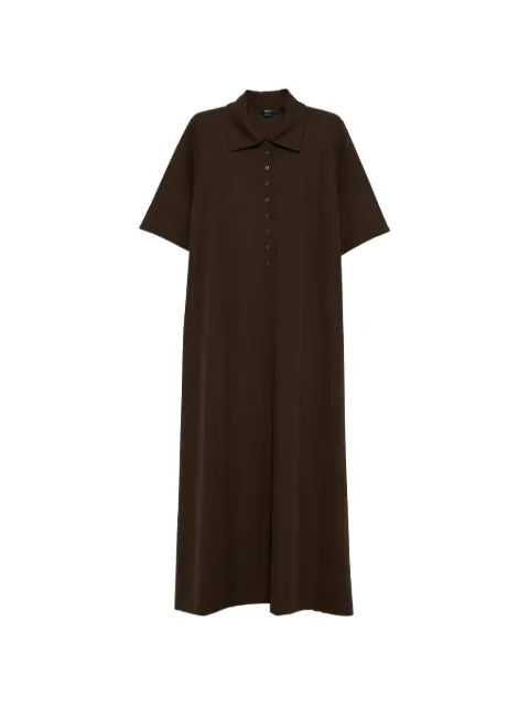 Seventy short-sleeve polo maxi dress
