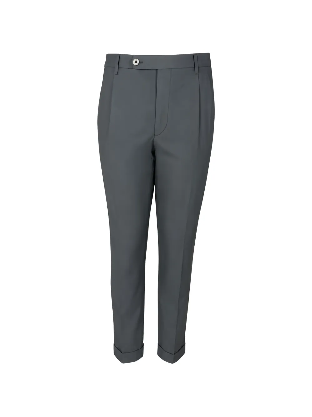 Gta pleated turn-up trousers - Grigio