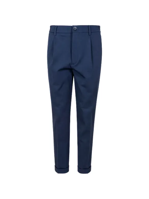 Gta pleated turn-up trousers