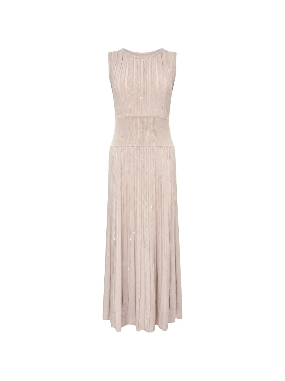 D.Exterior sequin-embellished maxi dress - Toni neutri