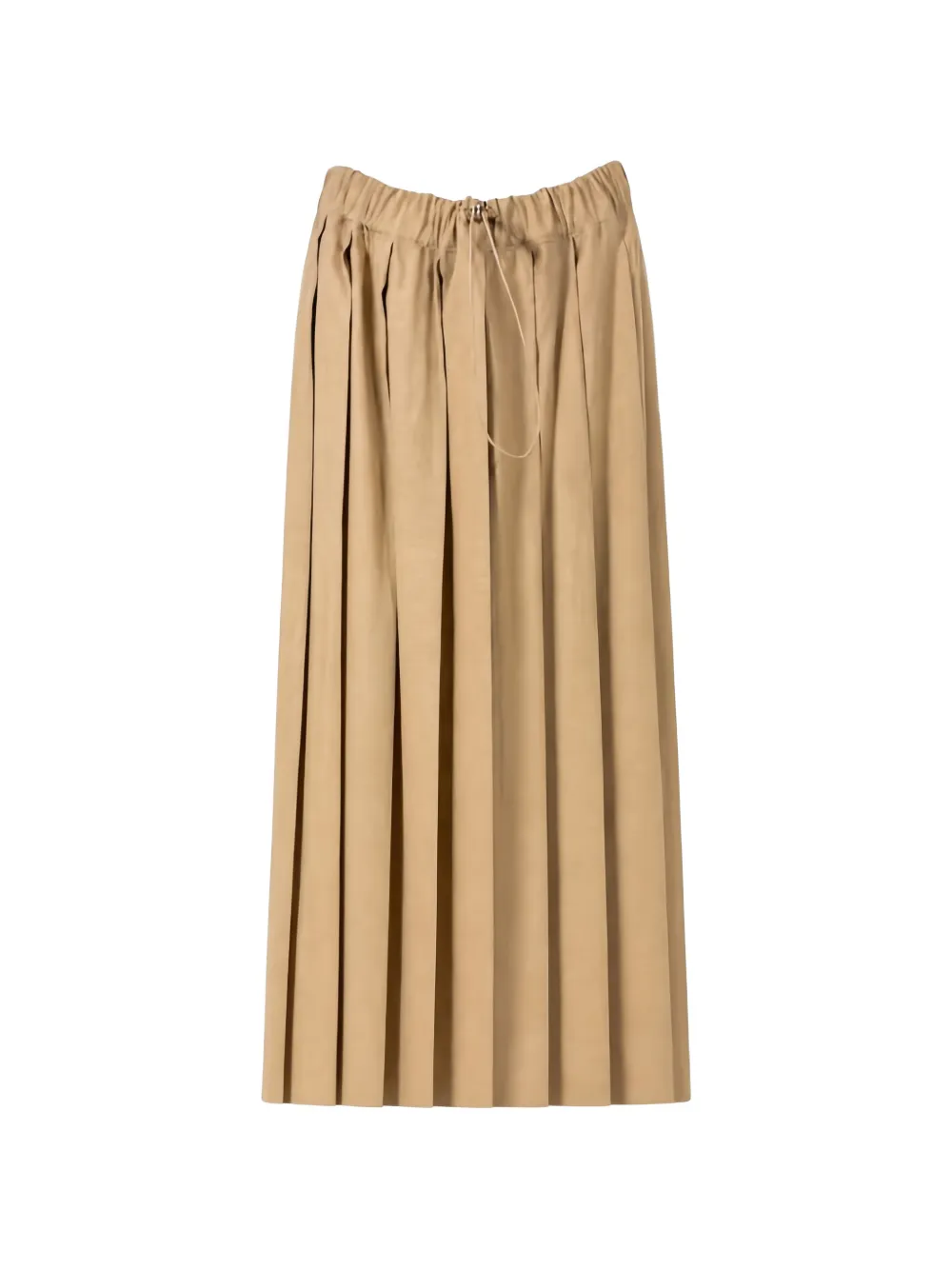 Fabiana Filippi pleated drawstring maxi skirt - Toni neutri