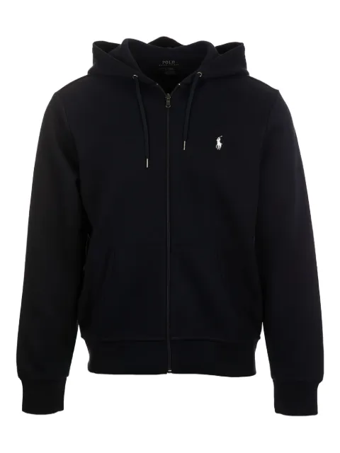 Ralph Lauren Collection logo-embroidered zip hoodie