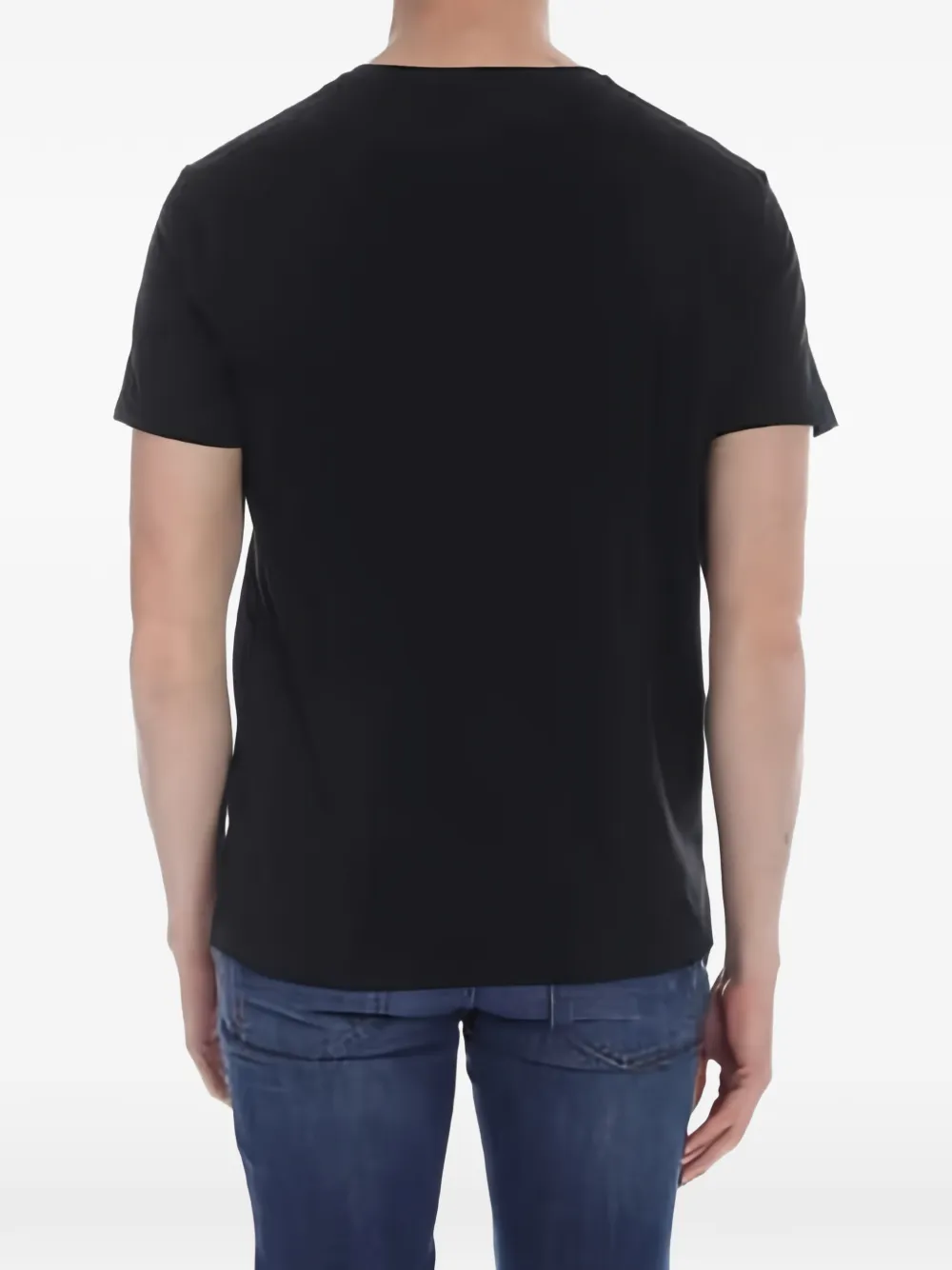 Ralph Lauren Collection logo-embroidered T-shirt - Zwart