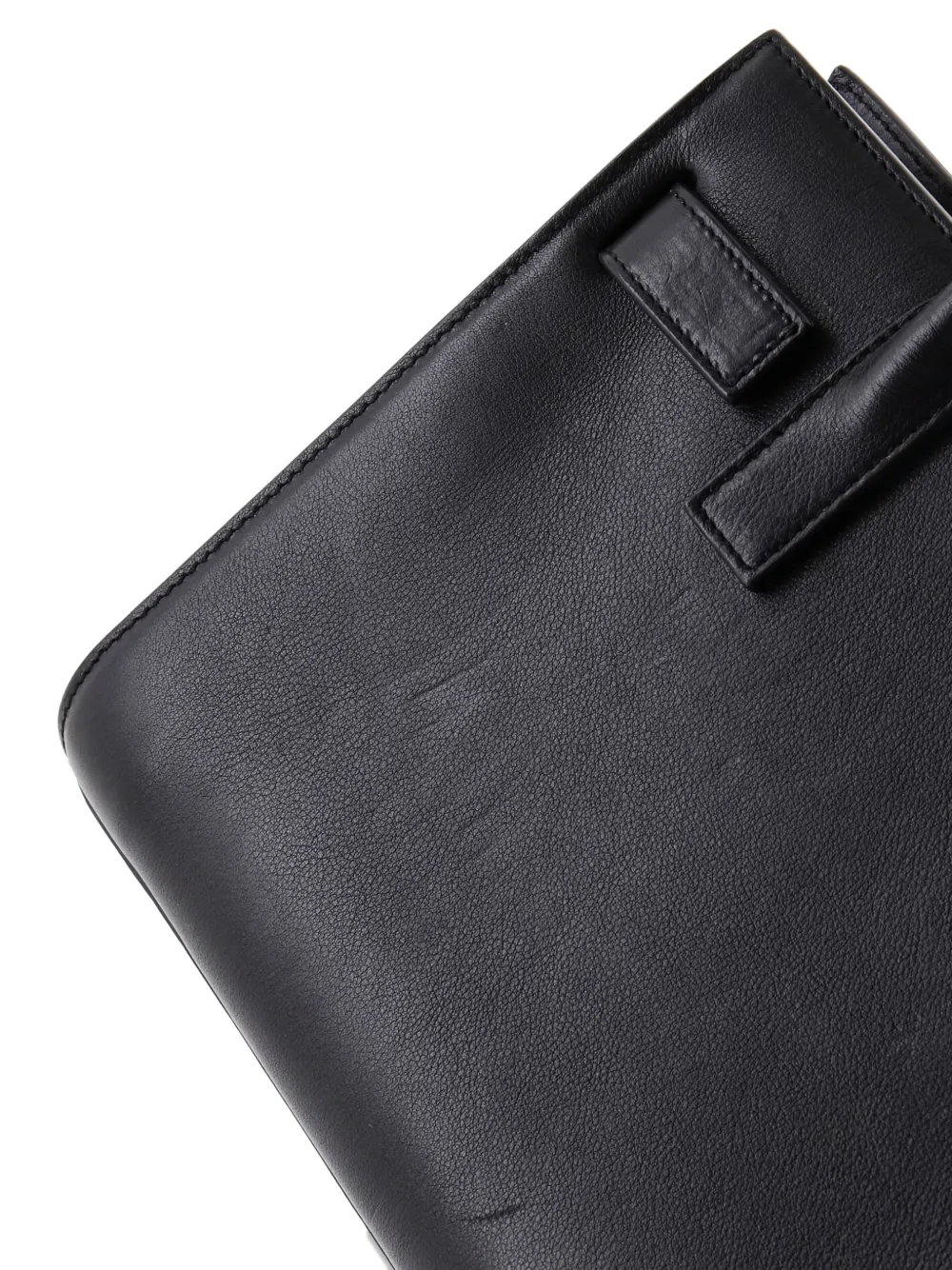 Pre-owned Saint Laurent Sac De Jour Nm Bag Leather Nano Tote Bag In Black