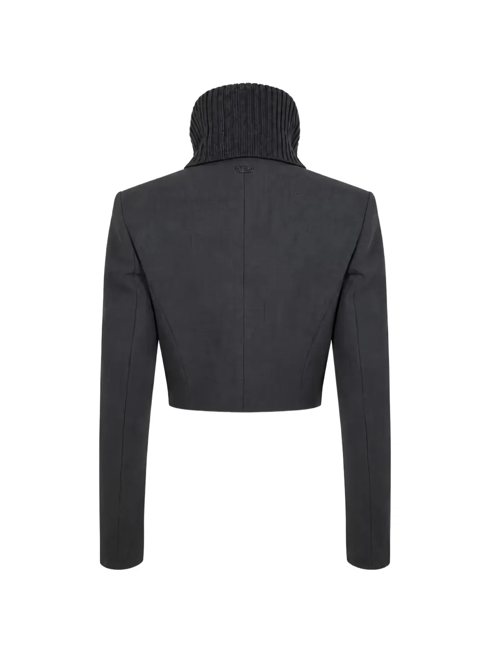 Diesel G-Olden cropped blazer met dubbele rij knopen Grijs