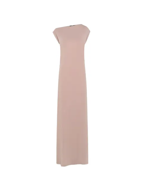 Seventy cap-sleeve boat-neck dress