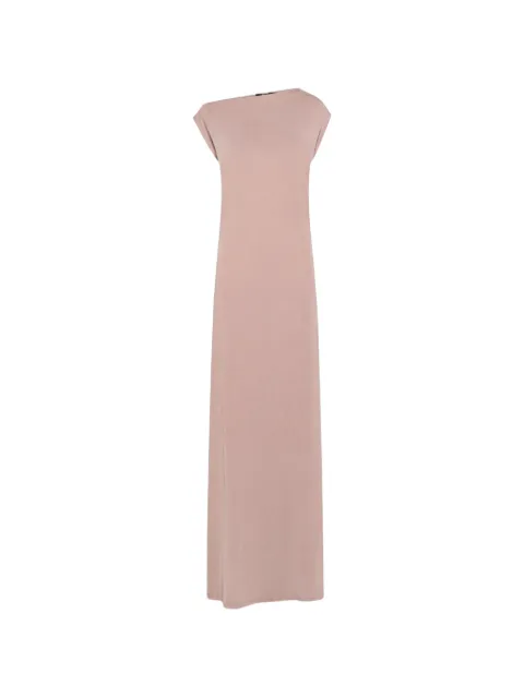 Seventy cap-sleeve boat-neck dress