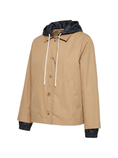 Herno water-repellent reversible hooded jacket
