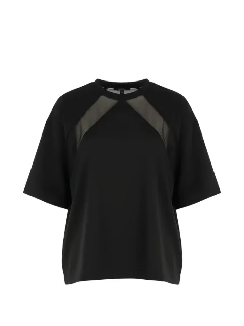 PINKO playera con panel de malla