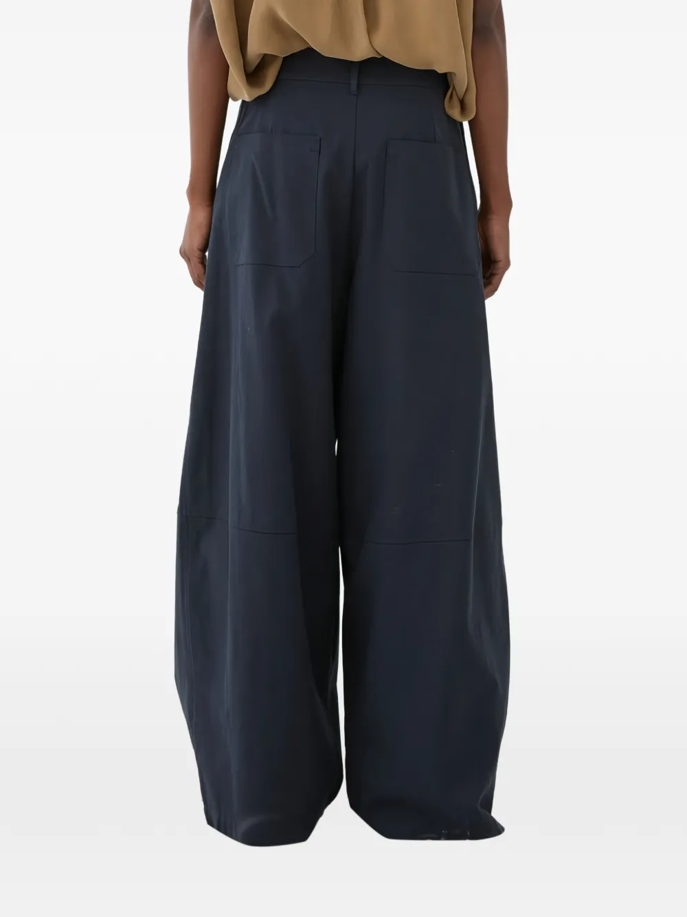  Eleh Pleated Trousers - Blue 