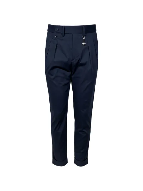 Manuel Ritz pleated turn-up trousers