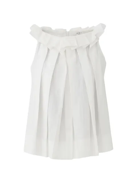 Eleh ruffled pleated top