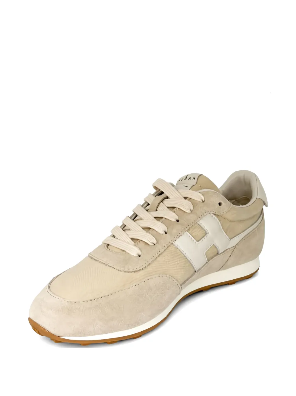 Hogan Sneakers met logopatch Beige