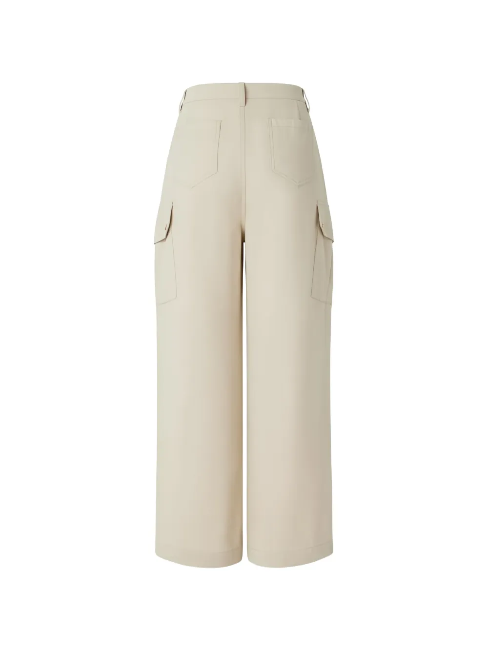PINKO Flowing katoenen broek Beige
