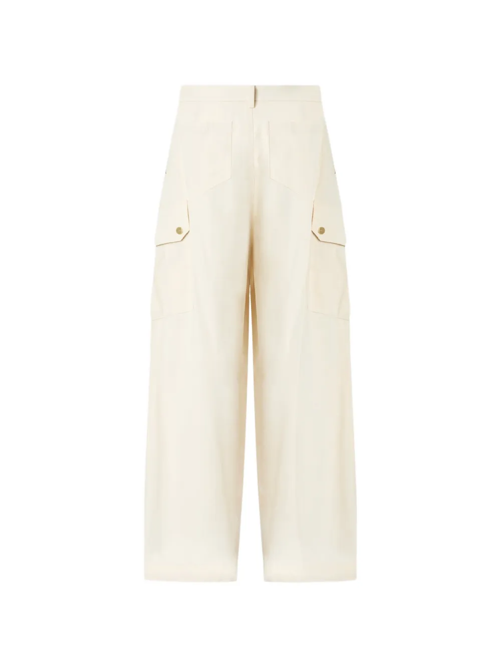PINKO Flowing katoenen broek Beige