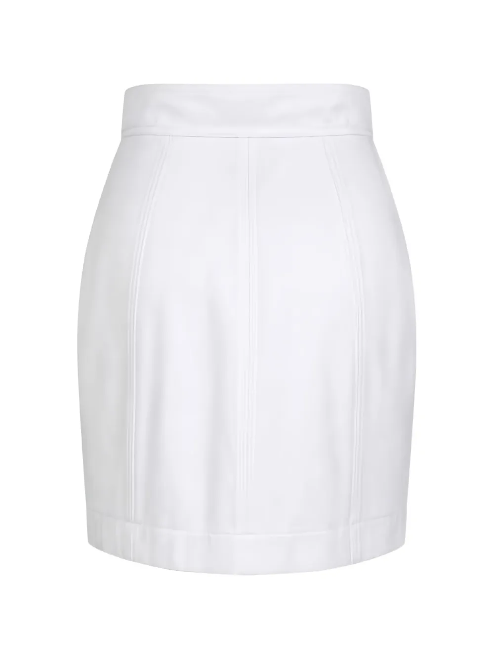 Elisabetta Franchi Button-up cargo mini-rok Wit