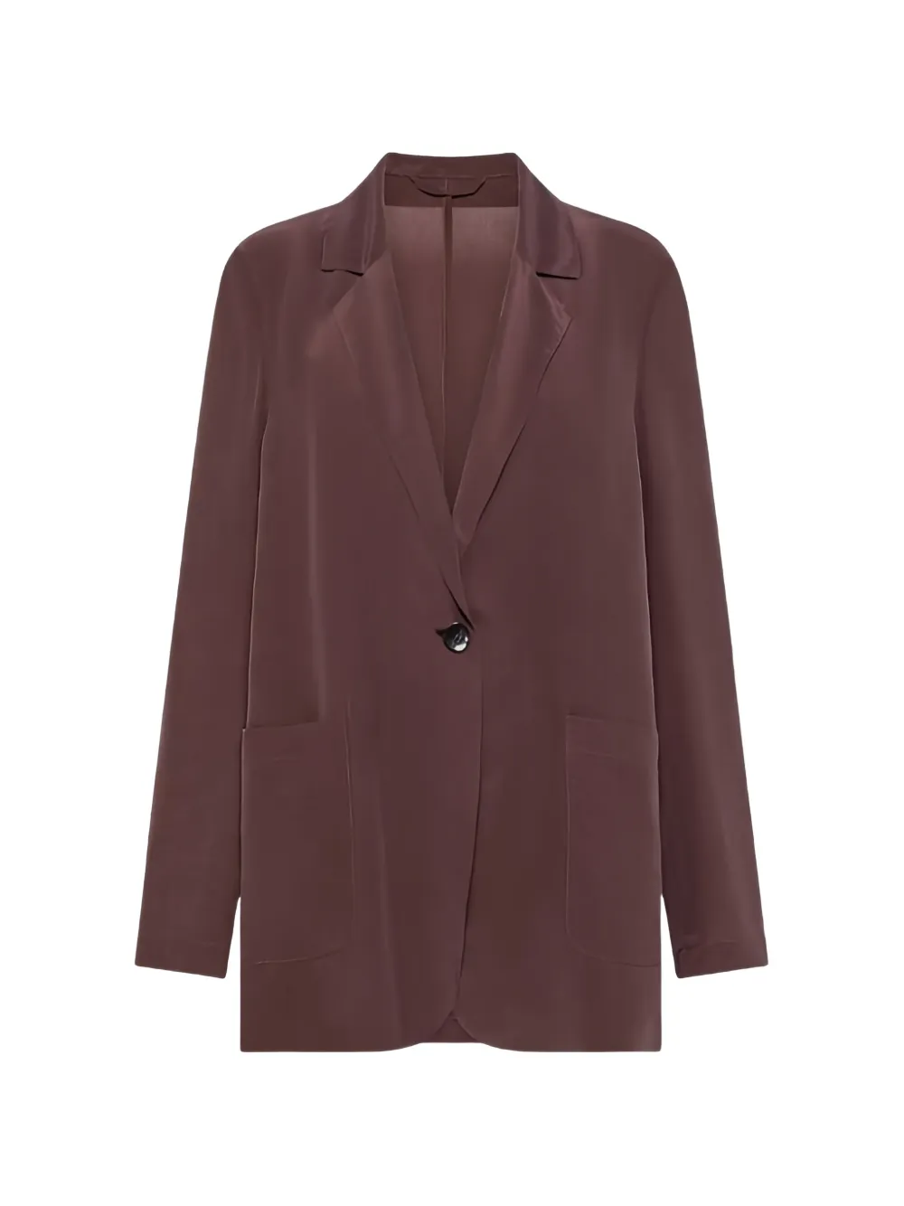 Seventy single-breasted notched-lapels jacket - Braun