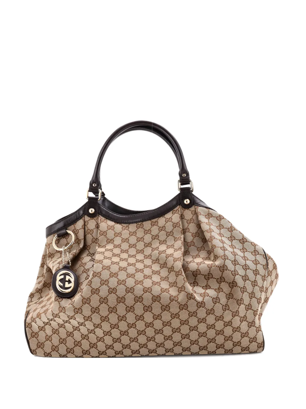 Gucci Pre-Owned tote Sukey GG Canvas with Leather Large | marrón | Image 1
