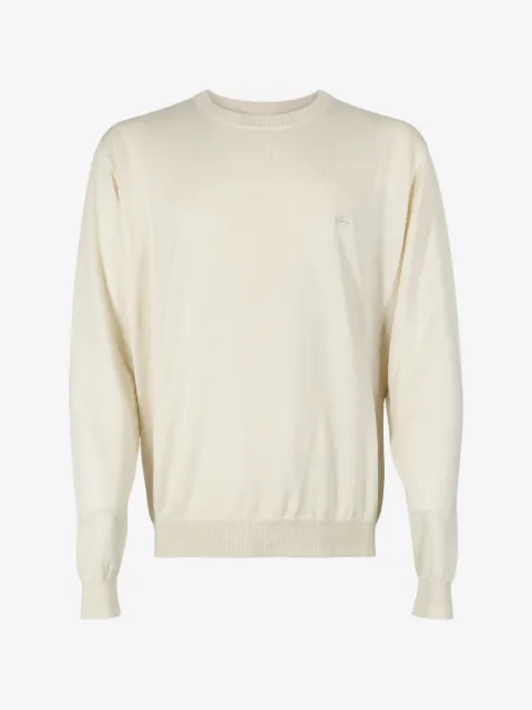 ETRO embroidered-logo crew-neck sweater
