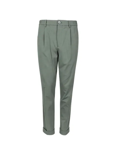 Gta GTA pleated turn-up trousers
