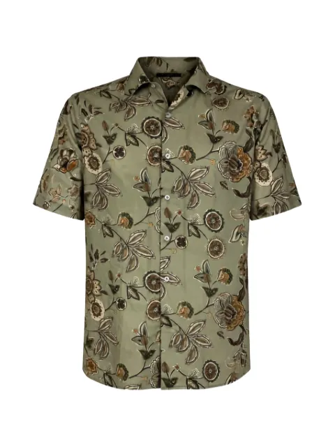 Manuel Ritz floral-print short-sleeve shirt