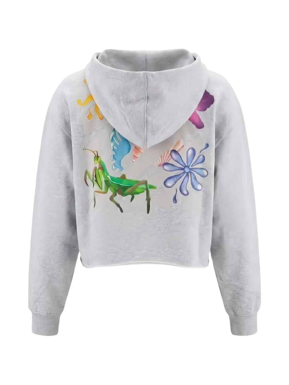 Off-White Hoodie met print Grijs