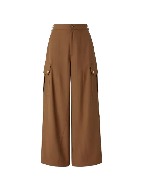 PINKO pantalones de algodón con bolsillos laterales