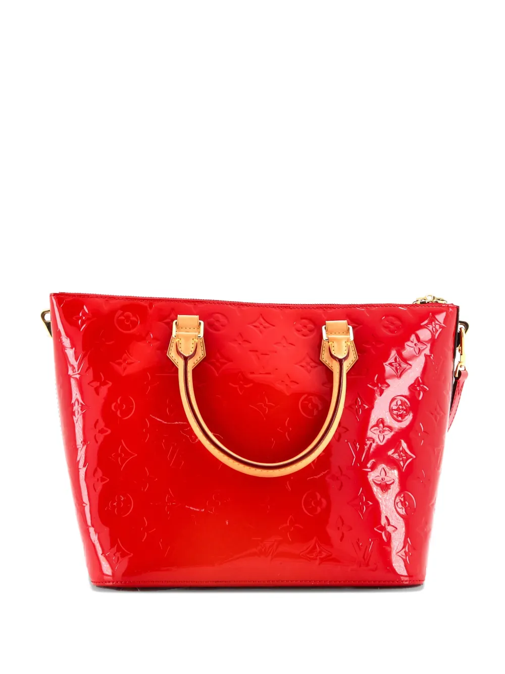 Louis Vuitton Pre-Owned Montebello Handbag Monogram Vernis MM satchel - Rosso